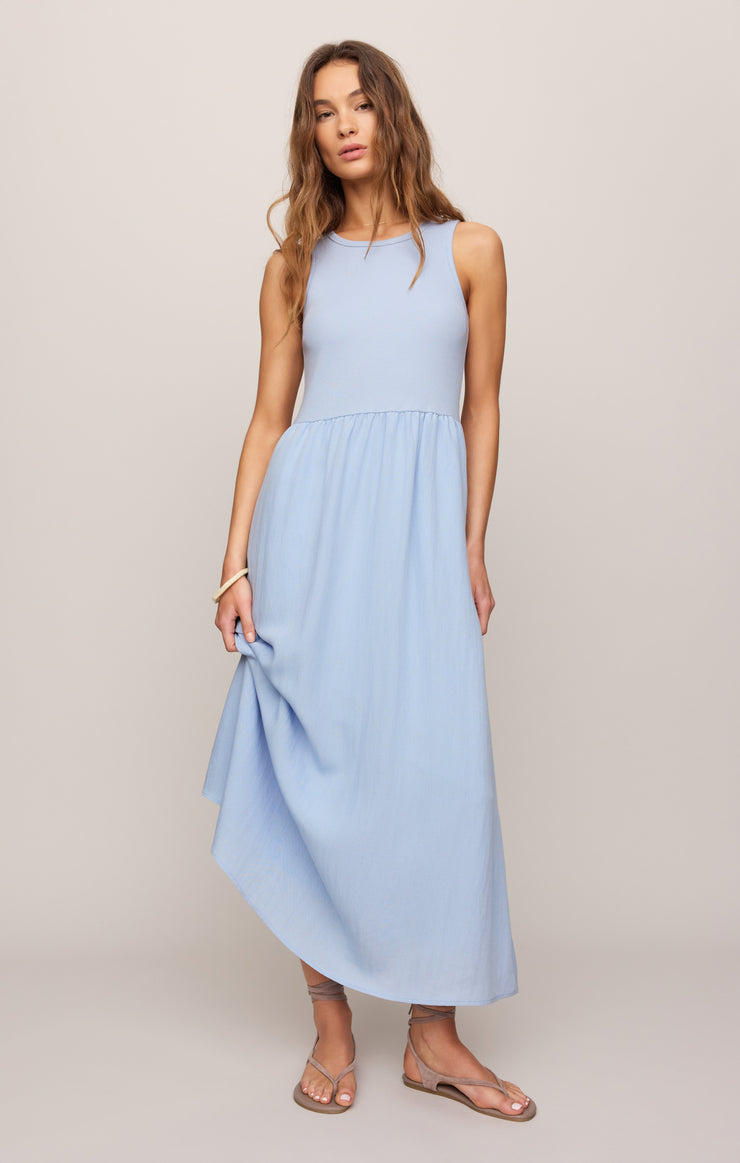 Z SUPPLY light blue sleeveless midi dress
