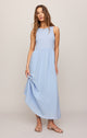 Z SUPPLY Charlotte Rib Midi Dress - Blue Light