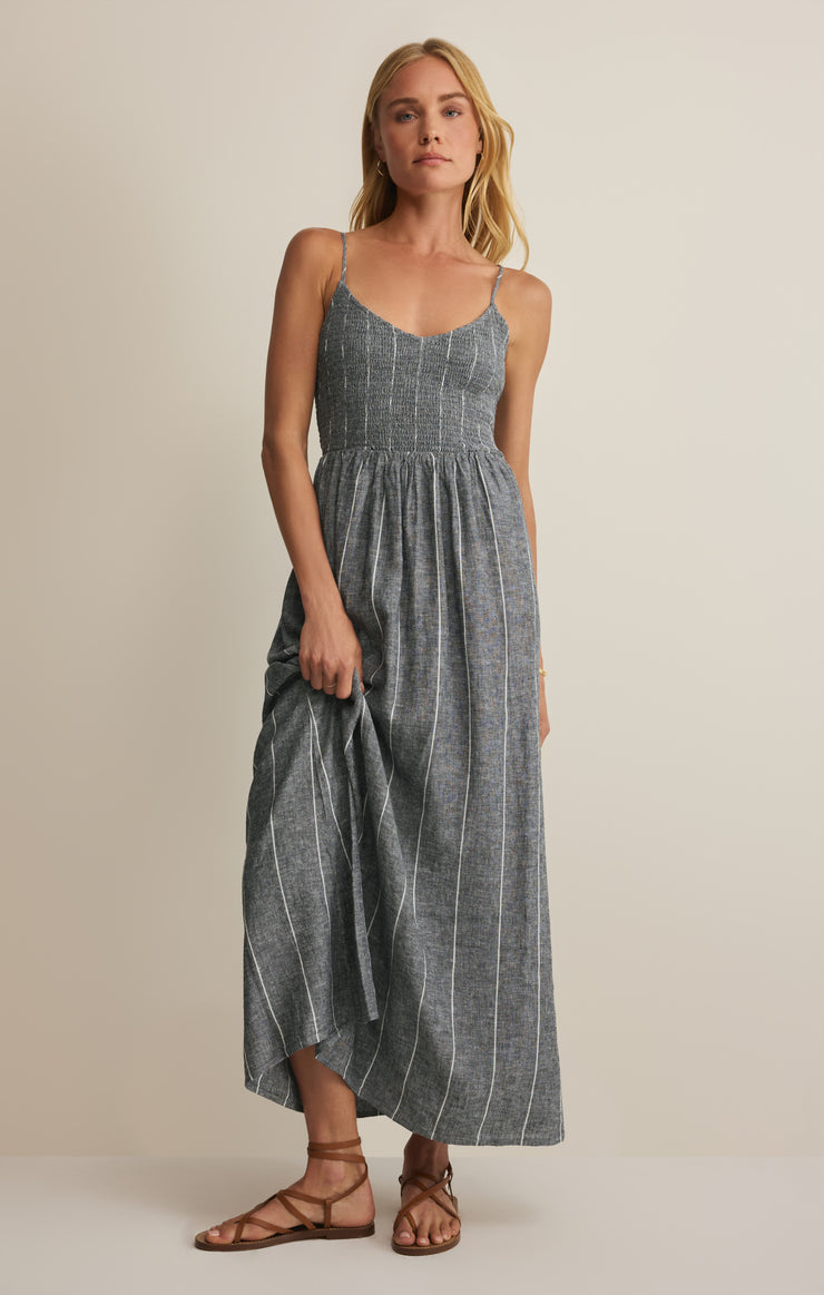 Z SUPPLY Romy Striped Maxi Dress in Eclipse