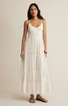 Z SUPPLY Behati Eyelet Midi Dress in White