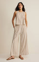 Z SUPPLY Scout Striped Knit Wide Leg Pant - Cloud