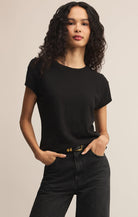 Z SUPPLY Modern Slub Tee in Black