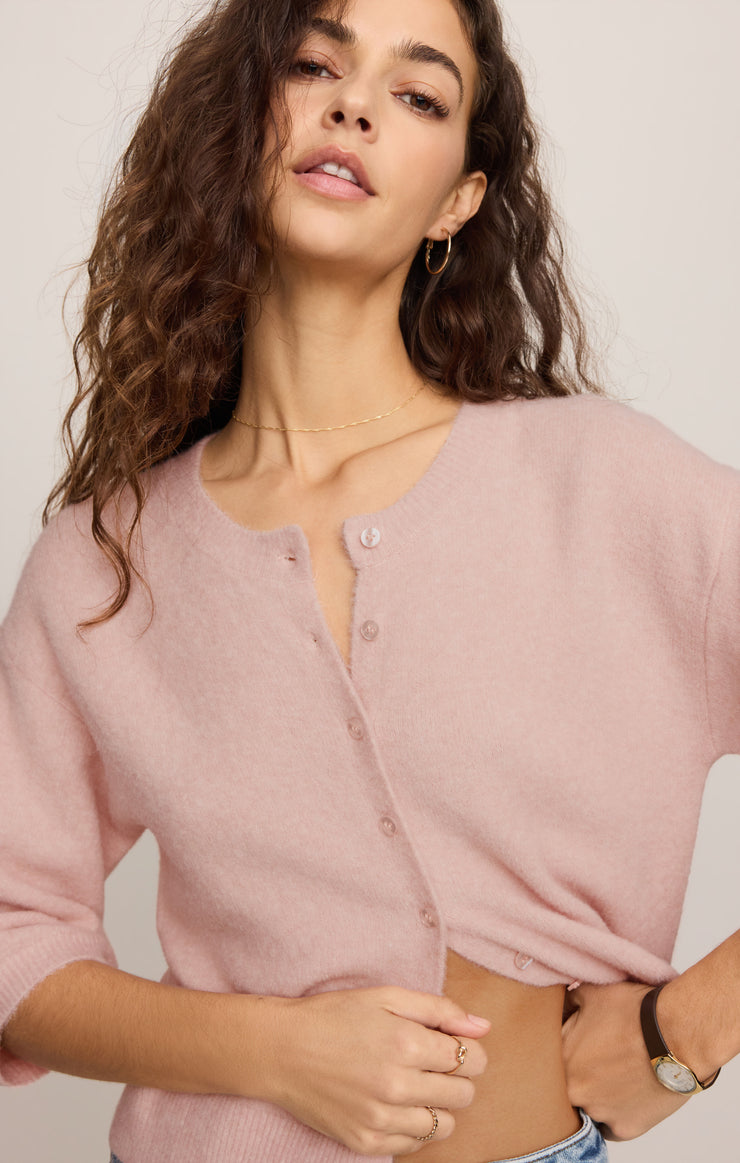 Z SUPPLY Valor Cardigan - Soft Blush
