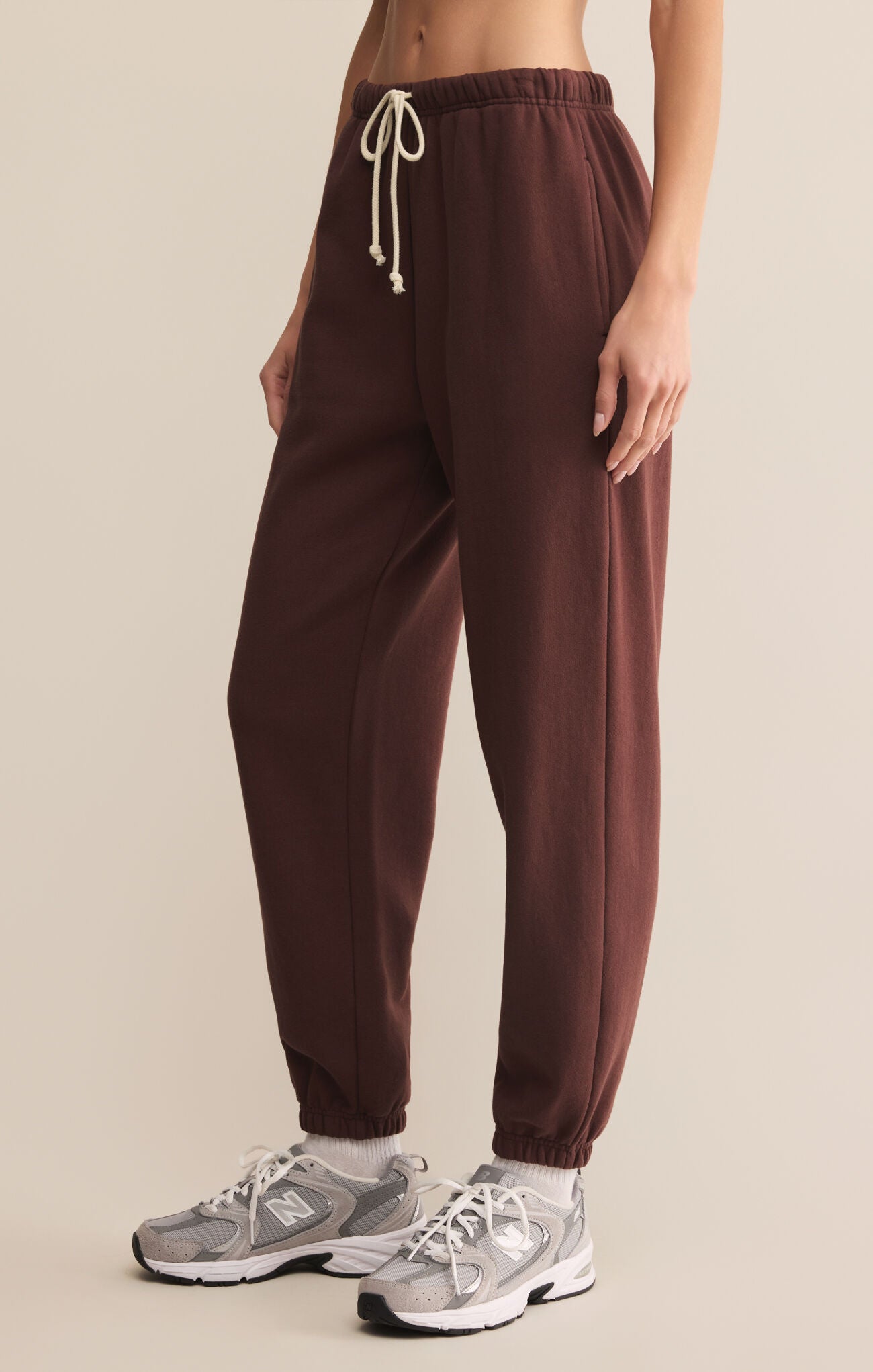 Z SUPPLY Stadium Cotton Jogger - Sandalwood