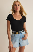 Z SUPPLY Leisurely Tee in Black