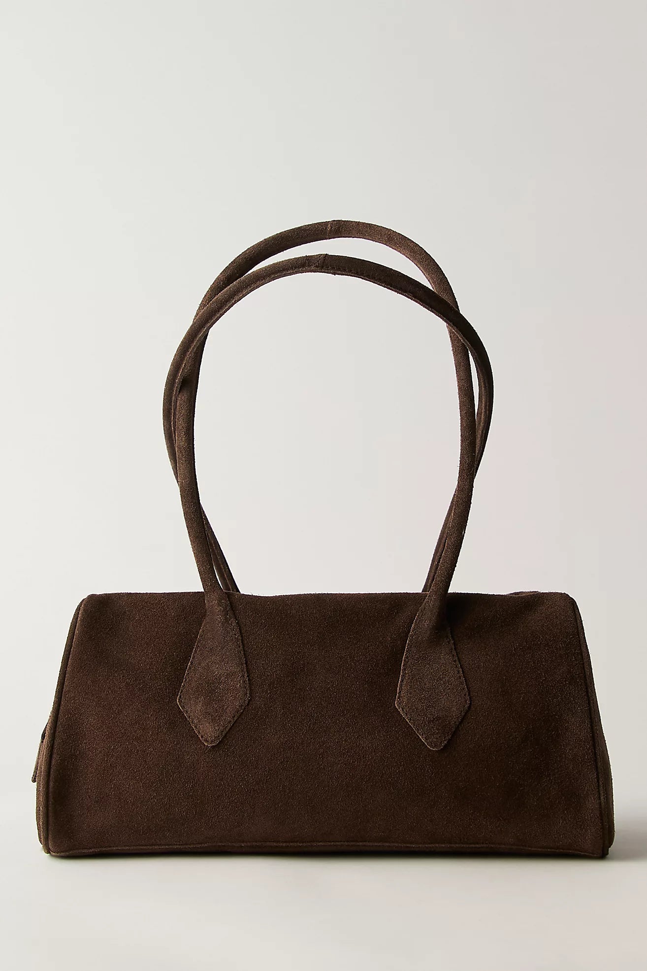 Brown Suede Handbag