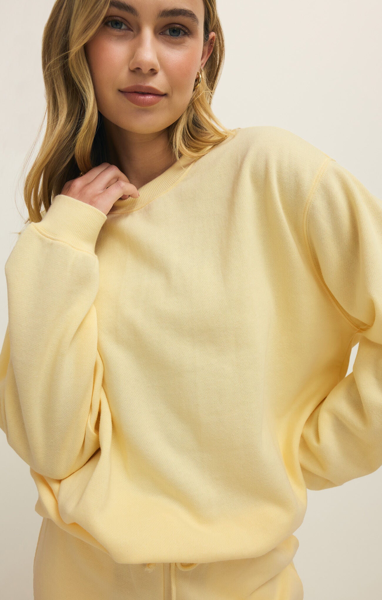 Yellow Crewneck Sweatshirt