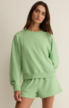 Z SUPPLY Saldana Sweatshirt in Sprout