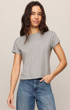 Z SUPPLY Modern Slub Tee in Classic Heather Grey