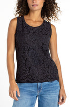 Liverpool Sleeveless Lace Tank