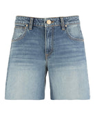 Kut from the Kloth Hailey High Rise Bermuda Side inset Raw Hem in Novel