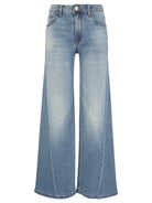 KUT from the Kloth Jean High Rise Wide Leg Clean Hem in Loveliness