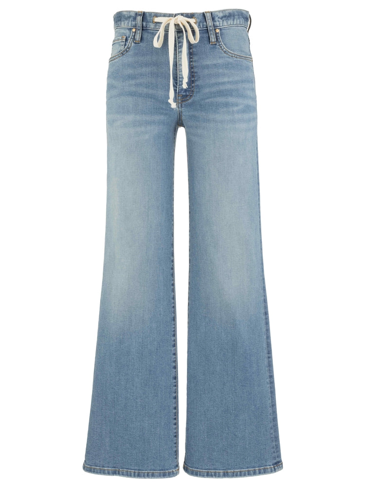 KUT from the Kloth Maya High Rise Wide Leg Regular Hem Drawcord