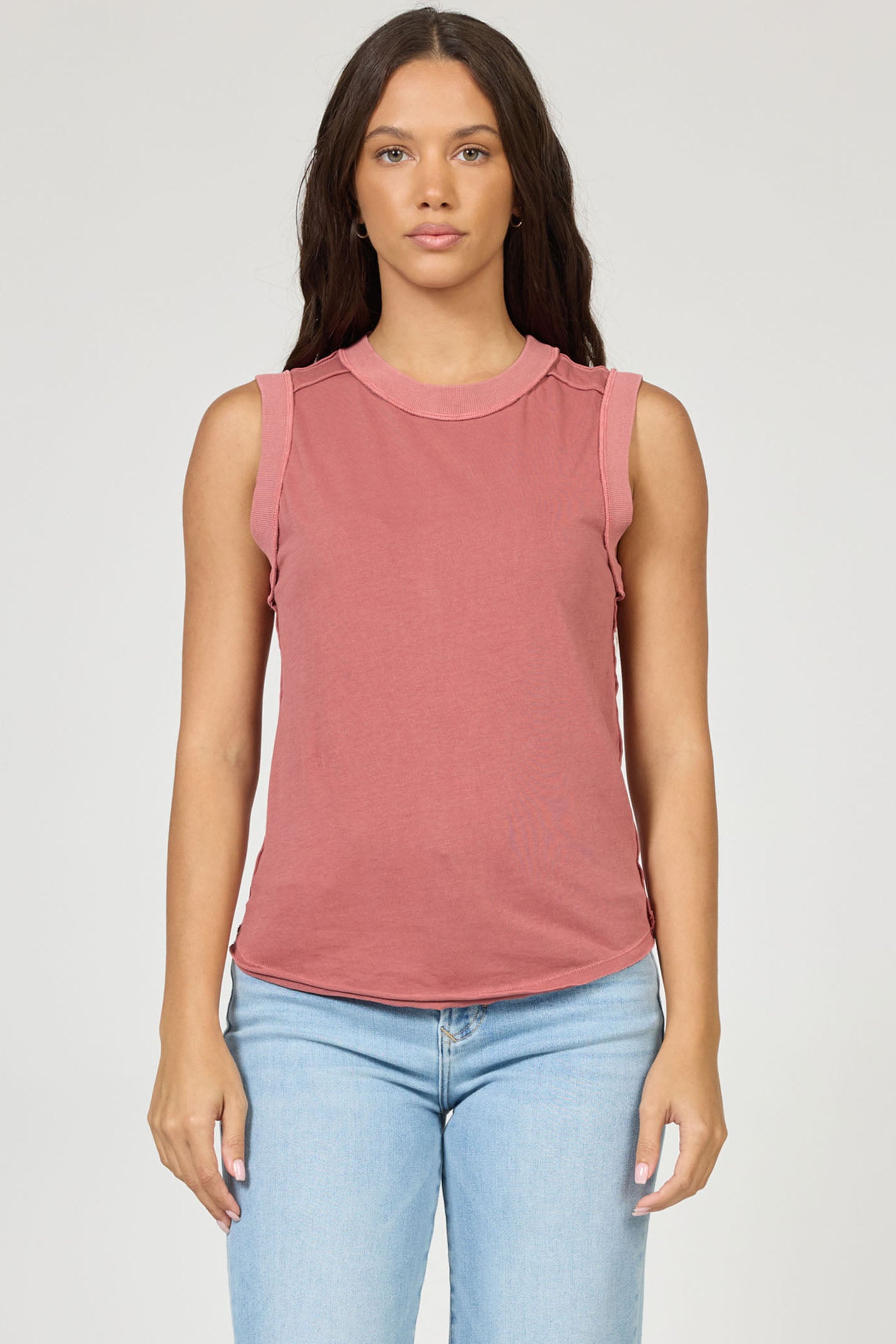 Dear John Zo Top in Pigment Copper Rose