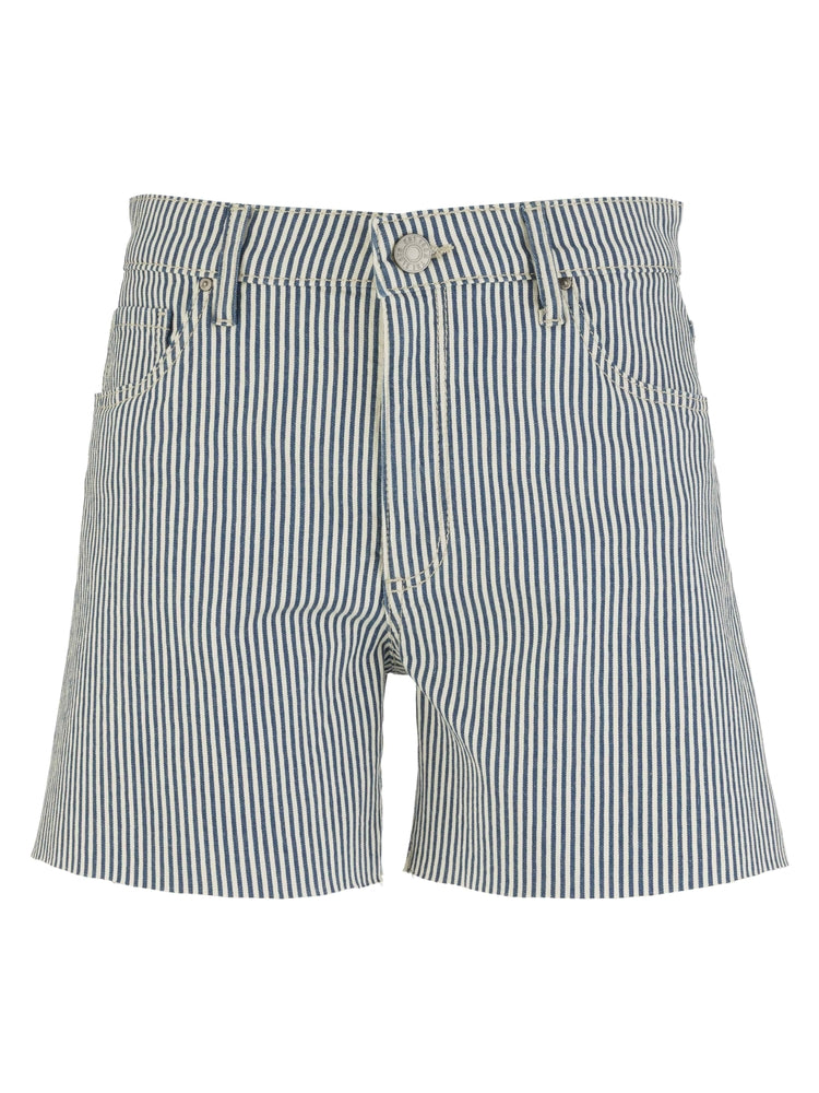 KUT Jane High Rise Long Short in Navy/Ivor