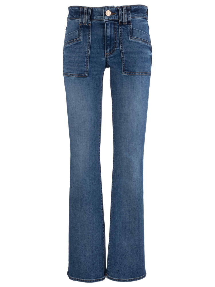 KUT from the Kloth Stella HR Flare Clean Hem