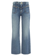 KUT from the Kloth Kelsey HR Ankle Flare Front Yoke Pockets