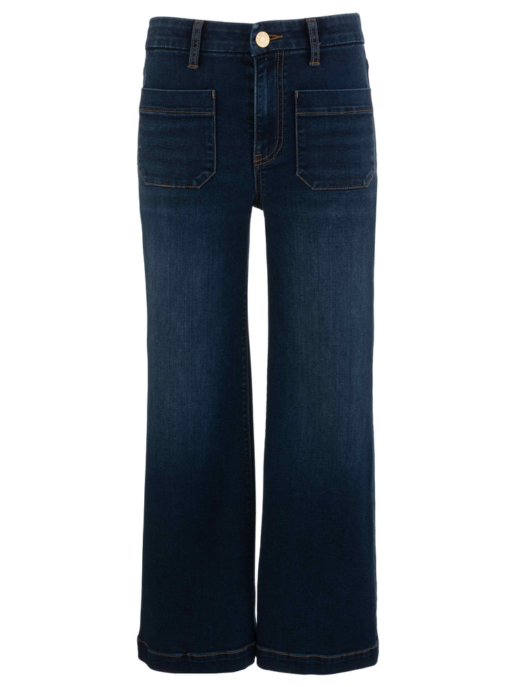KUT from the Kloth Meg HR Wide Leg with Patch Pockets