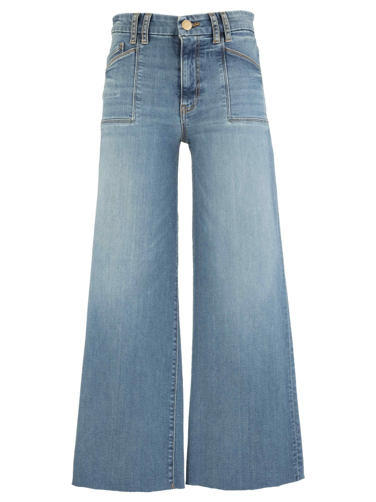 KUT from the Kloth Meg HR Wide Leg Inset Front Pkt