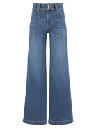 KUT from the Kloth Jodi HR Straight Leg with Porkchop Pockets