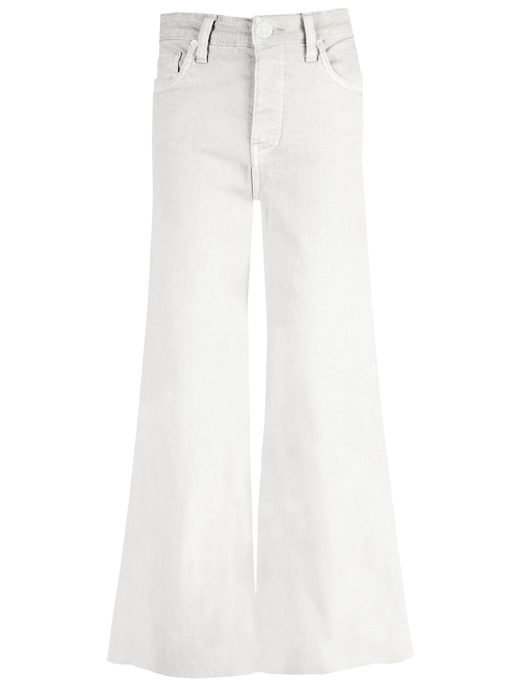 KUT Meg high rise fab ab wide leg jeans in optic white 